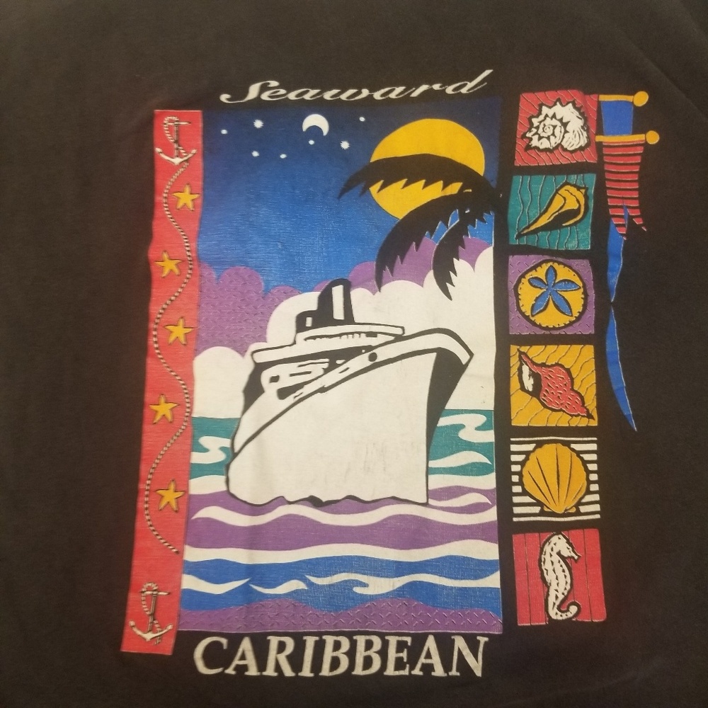 VINTAGE SEAWARD CARIBBEAN CRUISE TSHIRT